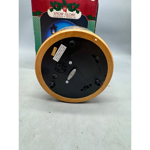 Breckenridge holidays Christmas Santa snow globe lighted musical Tawain READ - Picture 6 of 6